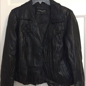 Faux leather jacket